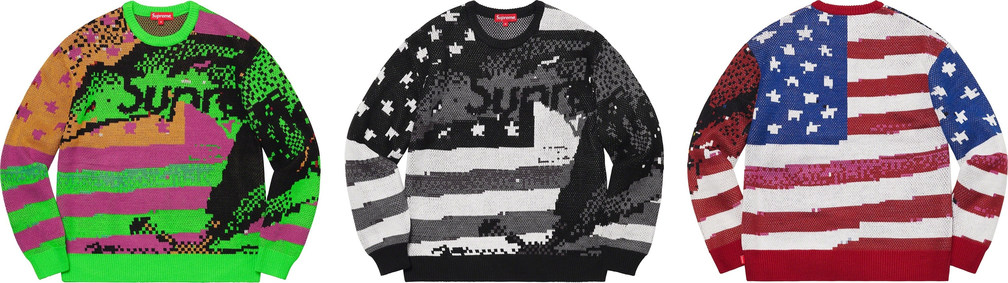 Digital Flag Sweater